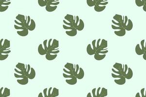 seamless pattern of tropical palm leaves. Exotic foliage design with a vintage feel, suitable for backgrounds and textile prints vector