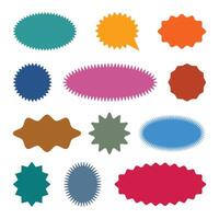 A set of speech bubbles and speech bubbles vector