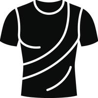 Simple graphic of a short sleeve shirt design vector