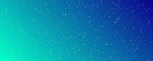 Abstract geometric background with squares. Blue pixel with empty space. vector