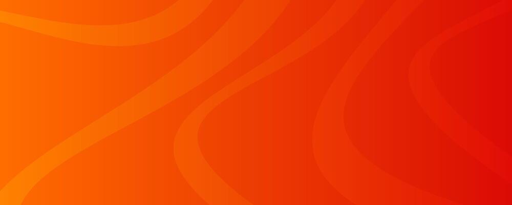 Modern orange gradient with wave lines. Header banner. Bright geometric abstract presentation backdrops. illustration