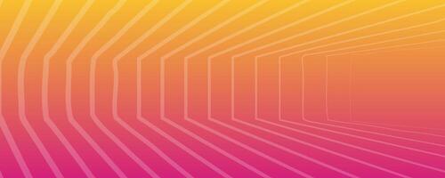 Modern orange and pink gradient backgrounds with lines. Header banner. Bright geometric abstract presentation backdrops. illustration vector
