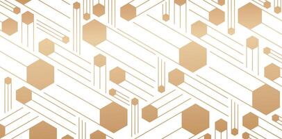 Polygonal geometric shape gold pattern on isolated white backgrounds for Elegant luxury textured wallpapers, backgrounds and pages fills, Fashionable modern textiles material, creative design styles vector