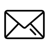 High quality email icon set isolated on white background vector