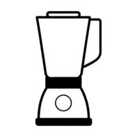 Blender icon outline white graphics isolated on white background vector