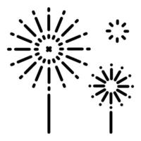 Firework, representing celebration, festivals, and festive displays vector