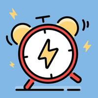 Flash sales conceptual flat icon vector