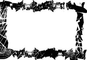 Grunge Graffiti Halftone Texture Frame vector