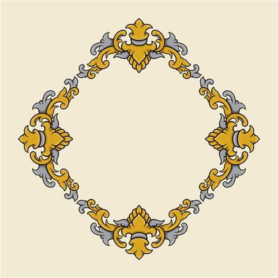 Ornate Decorative Corner Design