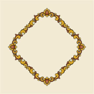 Ornate Gold Frame Design