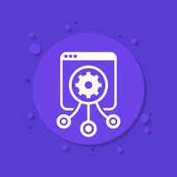 load testing icon for apps and web vector