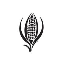 Corn Icon for Agricultural, Culinary, and Web Applications vector
