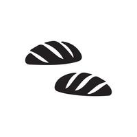Simple Bread Icon for Food, Bakery, and UI Designs vector