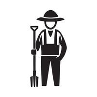 Farmer Icon Design for Web, App, and Print vector