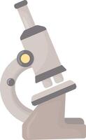Grey Laboratory Microscope vector