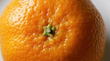 Orange Top Down Vibrant Citrus Rotating Overhead View video