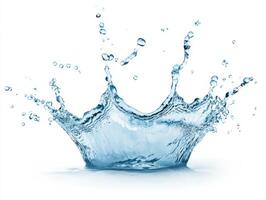 Water splash captured in clear detail during motion photo