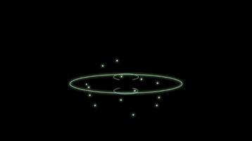 A green circle with a green dot in the middle video