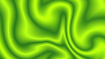 Animation of a green gradient with wavy abstract shapes. video