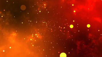 Orange and red galaxy with scattered stars suitable for celestial backgrounds, spacethemed designs, science fiction illustrations, and artistic digital compositions. video