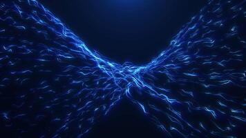 Twisted fiber waves flow smoothly in this seamless 4K 60FPS loop. Great for abstract visuals, presentations, music backgrounds, and modern tech intros. video