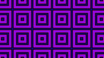 Hypnotic loop with blue and magenta grids with zoom effect video
