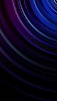 Vertical. Abstract concentric circles geometric background Waves lines as Technology concept. video