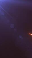 Intense curved flame trail glowing against a dark background, creating a dynamic and energetic abstract effect video