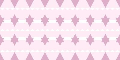 repeating horizontal graphic pattern with alternating rows of triangles and stars in a soft, pastel pink palette,sweetness, playful,Ideal for textile prints,decoration,backgrounds,wallpaper,embroidery vector