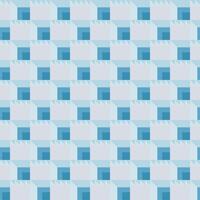 A blue and white checkered pattern vector