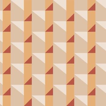 un modelo con rojo y naranja triangulos vector