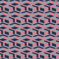 A pattern with blue and pink squares vector