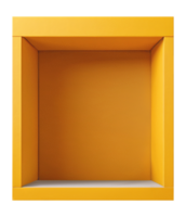 Yellow Box Booth Store Front Product Display for Event and Exhibition png