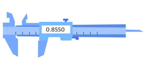 Digital Vernier Caliper, A precision measuring tool used to measure the length, depth, and internal or external diameters of objects with high accuracy png