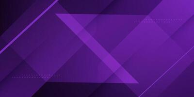Abstract dark purple futuristic background. Trendy overlap triangle pattern cool design. vector