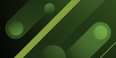 Abstract dark green dynamic background. Overlap shapes background pattern design. Cool banner background. vector