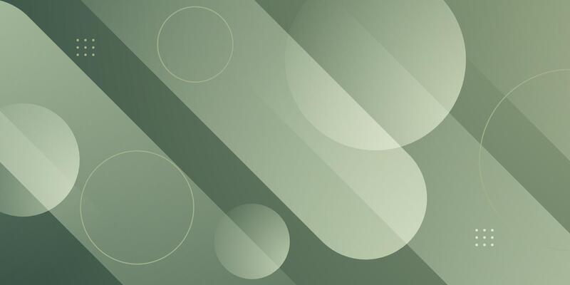 Abstract green dynamic color green background. Simple overlap papercut pattern shapes design.