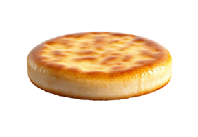 Top View of Sweet Round Flatbread on Transparent png