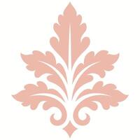 Minimal Leaf Pattern for Fabric and Print vector