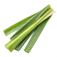 Fresh Aromatic Lemongrass Stalks on Transparent Background png