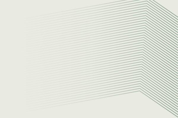 Geometric Abstraction with Gradient and Angular Lines green background