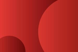 Red Geometric Composition with Overlapping Circles vector
