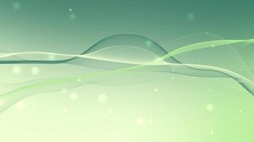 Soft green and white gradient with elegant motion lines and glowing particles perfect for Earth Day celebration designs clean UI backgrounds or eco friendly promotional visuals video