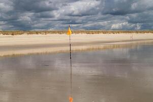 Fishers Flag on the beach of Blavand photo