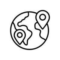 Global connections indicated by pointers illustration design element vector