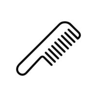 Simple comb icon with black lines icon illustration element vector