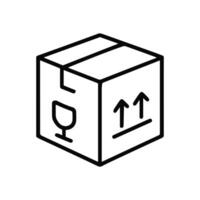 Box Fragile Arrows Upward illustration design element vector