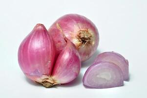 The shallot is a type of onion specifically a botanical variety of the species Allium cepa photo