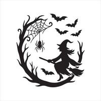 Haunted House Frame vector
