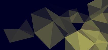 Abstract geometric pattern triangles on dark ground vector
